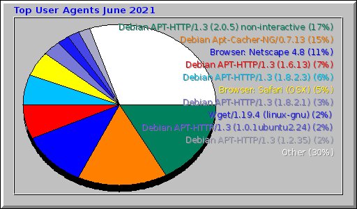 Top User Agents June 2021