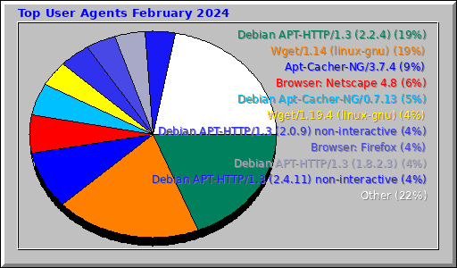 Top User Agents February 2024