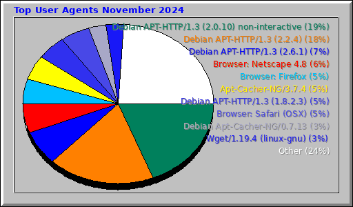 Top User Agents November 2024